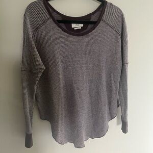 TNA Textured waffle long sleeve